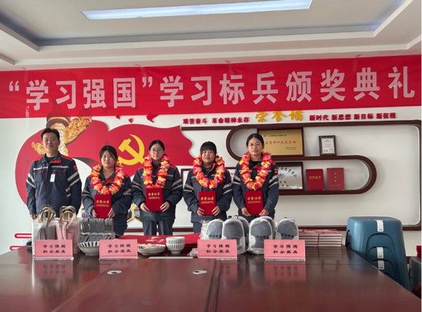 学习正当时 奋进新时代  聚鑫汇石化有限公司 组织“学习强国”学习标兵表彰大会